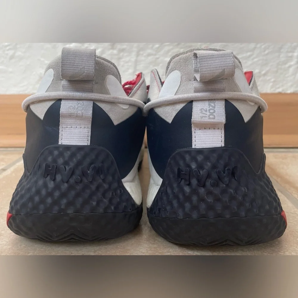 ADIDAS HARDEN VOL. 6 Cloud Blue White Vivid Red Legend Ink Men's Sneaker 12